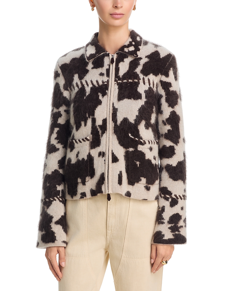 Guest in Residence Grizzly Cowhide Cashmere Jacket