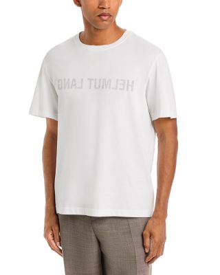 Reverse Logo Cotton Crewneck T-Shirt