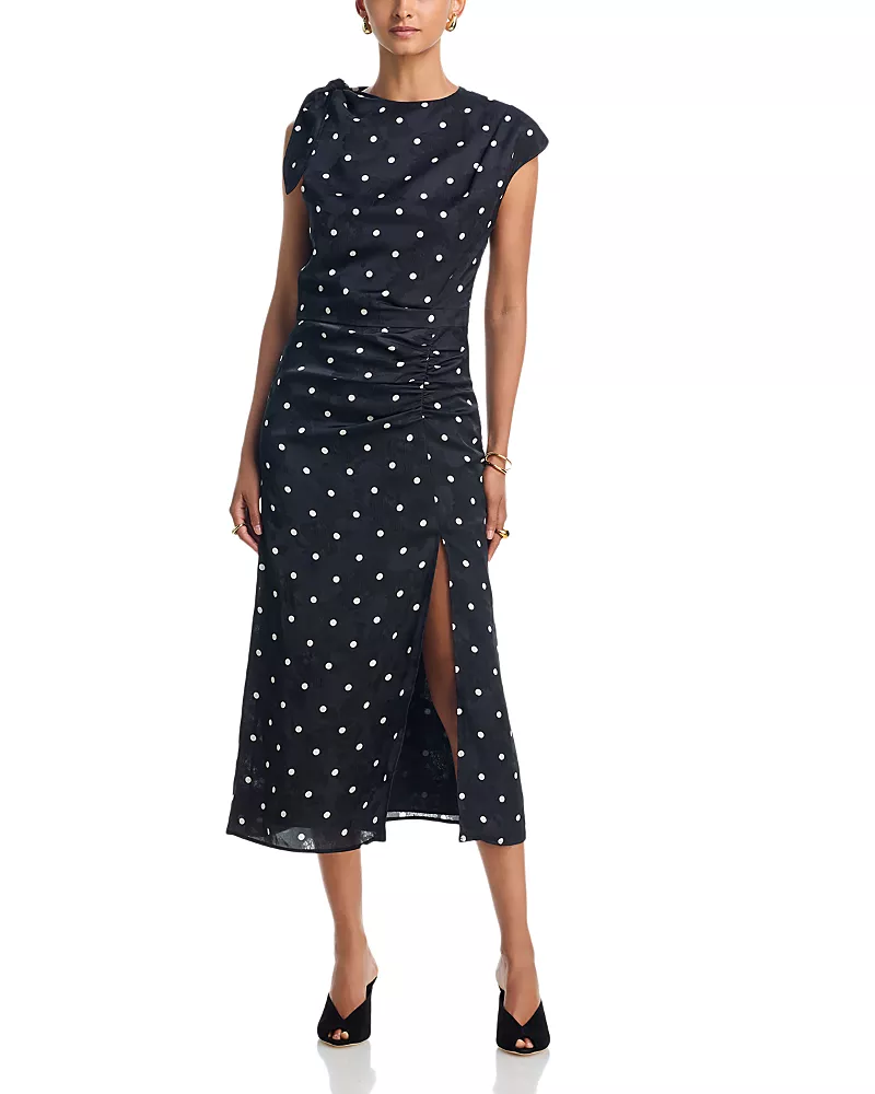 Milly Karina Printed Midi Dress