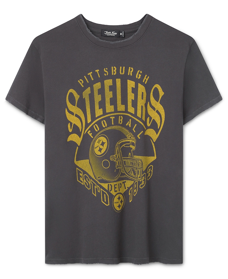 Junk Food Clothing Women's Pittsburgh Steelers Gridiron Vintage Tee