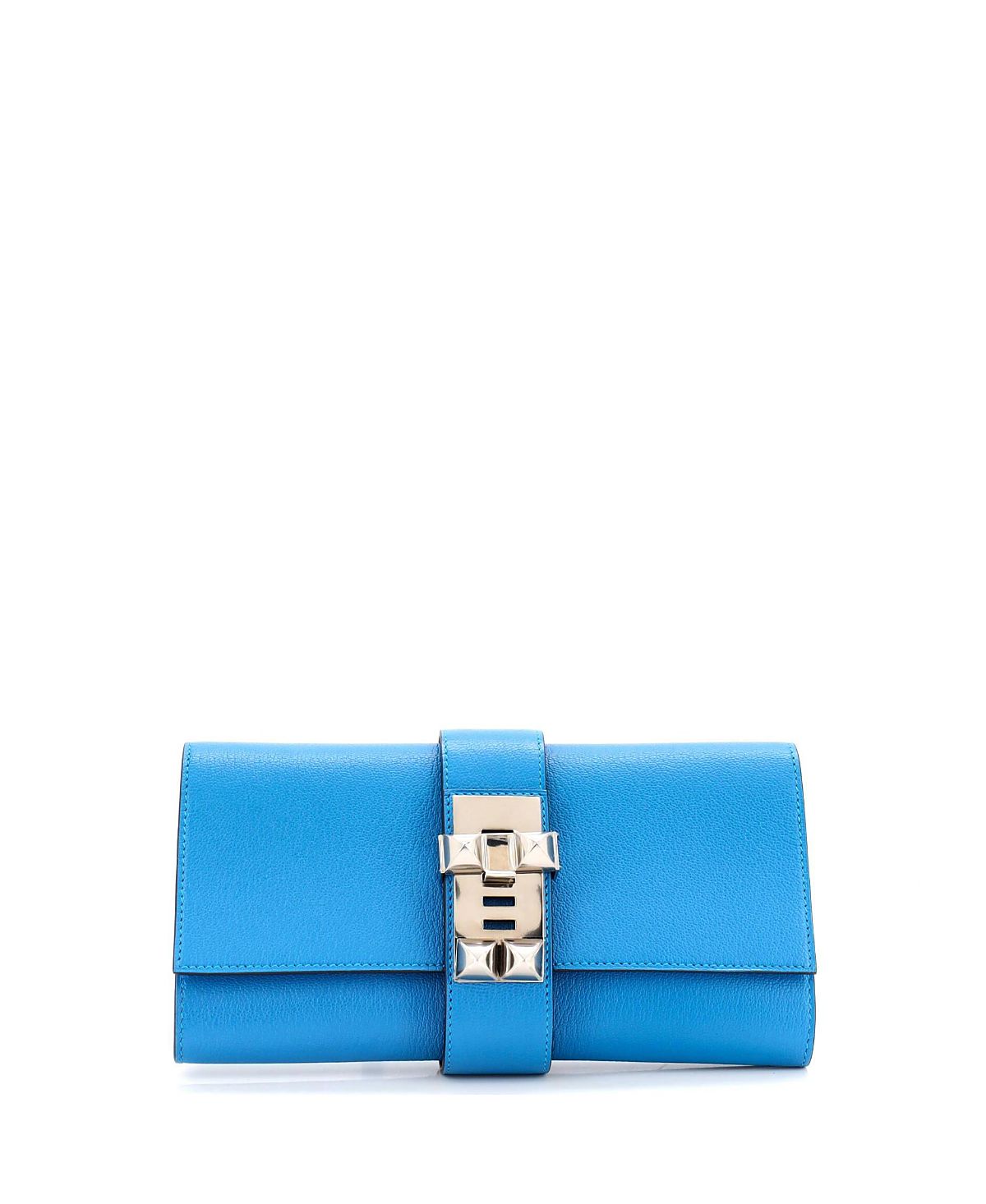 Pre-Owned HERMES 23 Medor Clutch Chevre Mysore