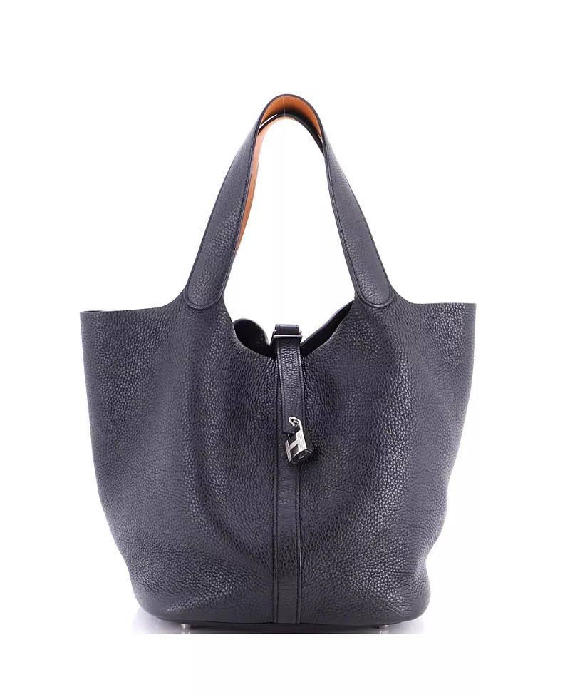 Pre-Owned HERMES Gm Eclat Picotin Lock Bag Clemence