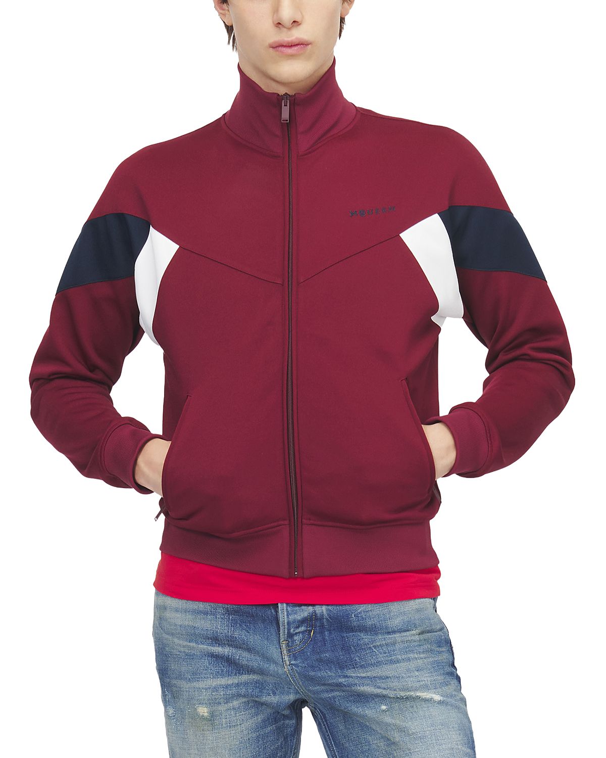 McQueen Technical Color Block Track Jacket