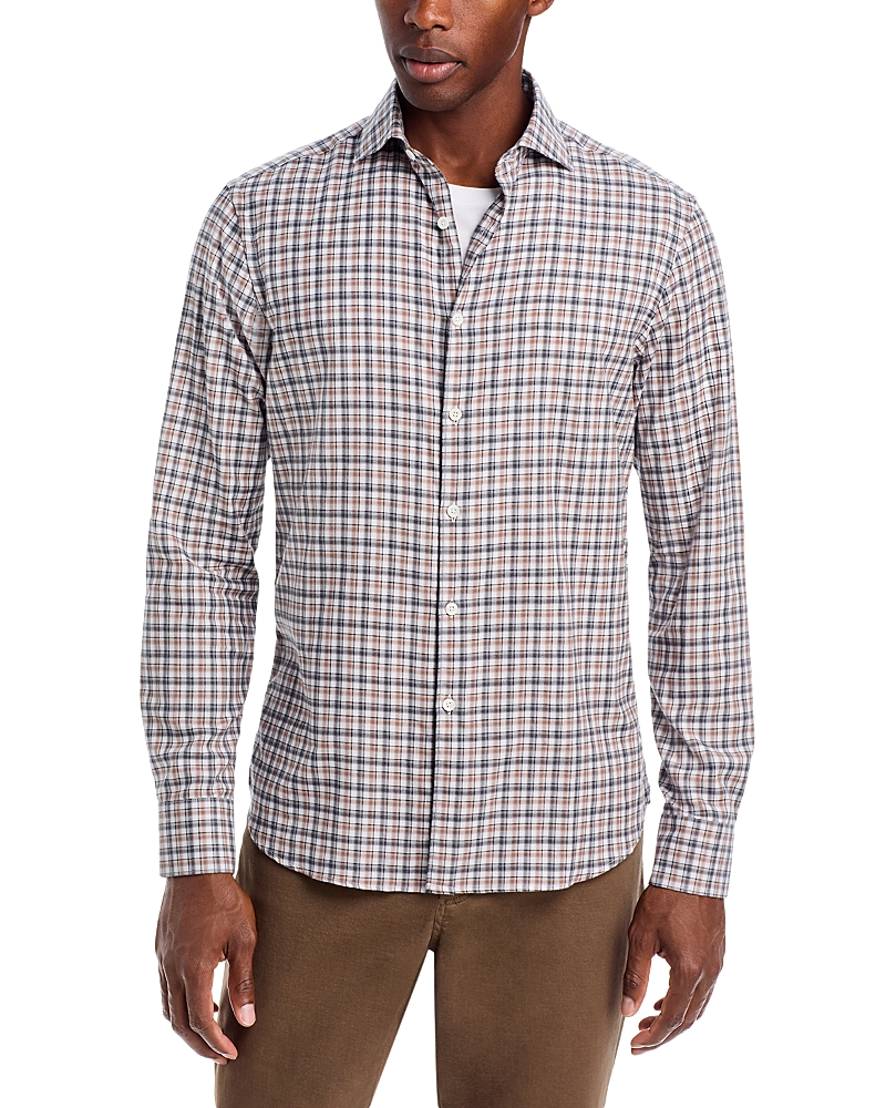 Canali Check Sport Shirt