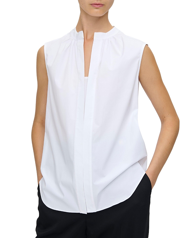 Callas Milano Olympia Sleeveless Poplin Top