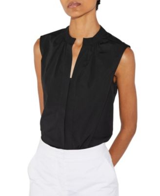 Callas Milano Olympia Sleeveless Poplin Top