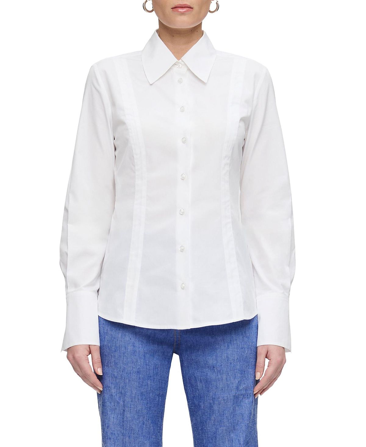 Callas Milano Ripley Fitted Button Front Shirt