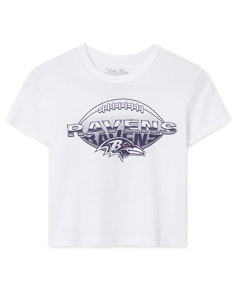 Junk Food Clothing Women's Baltimore Ravens Repeat Baby Tee
