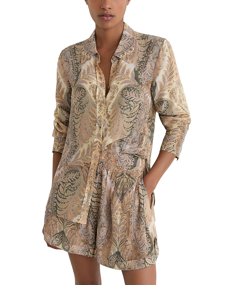 Reiss Katiya Paisley Shirt