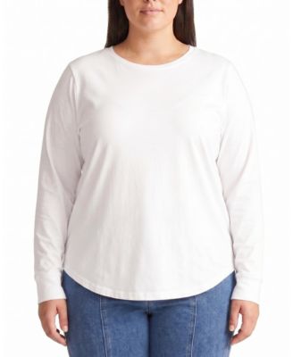Women's Plus Long Sleeve Tee Rex