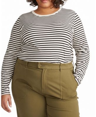 Women's Plus Long Sleeve Tee Rex