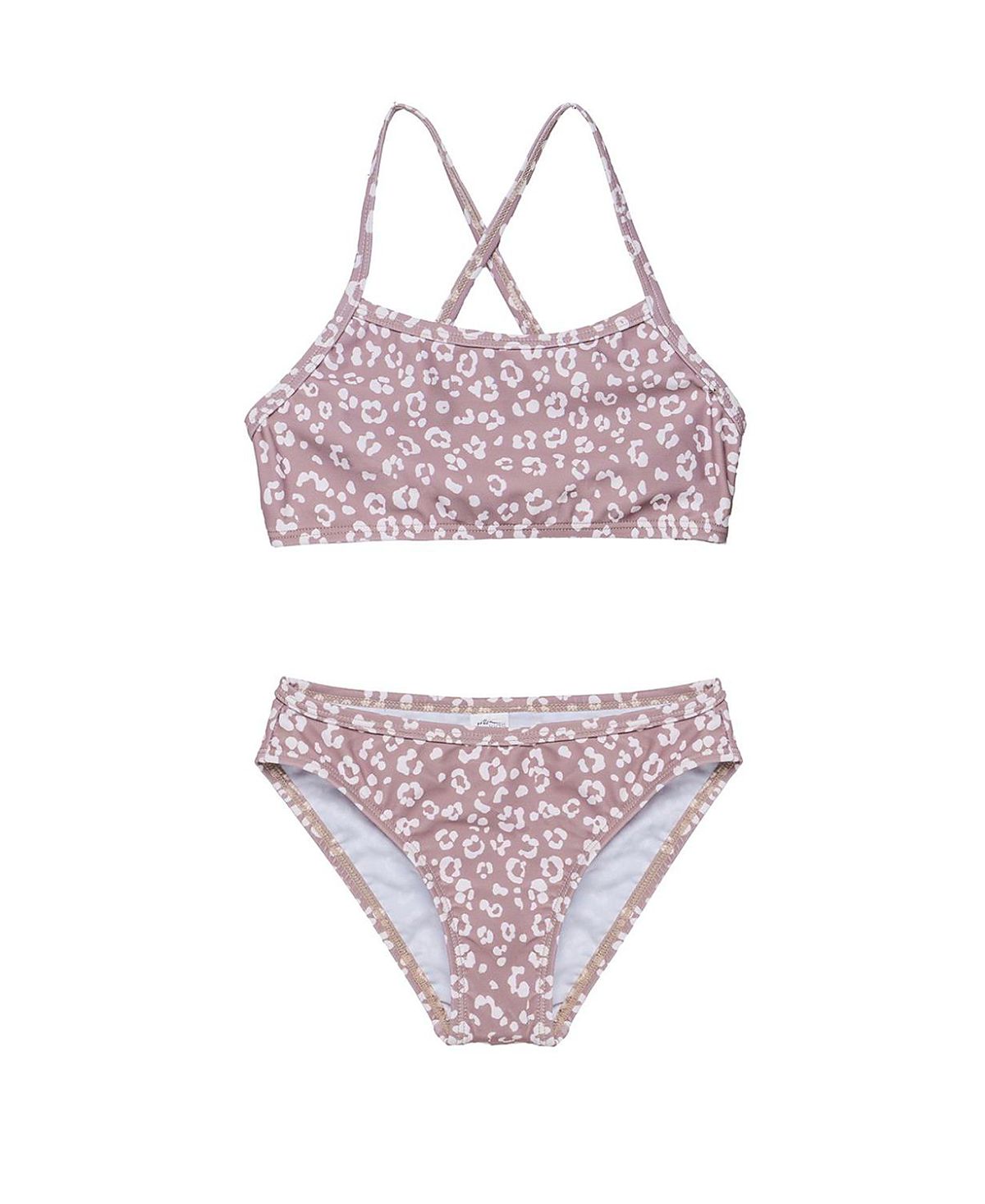 Gottex Kids Girls' Leopard Love Criss Cross Strap Swim Set - Little Kid, Big Kid