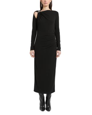 Mllpatto Asymmetrical Cutout-Shoulder Dress