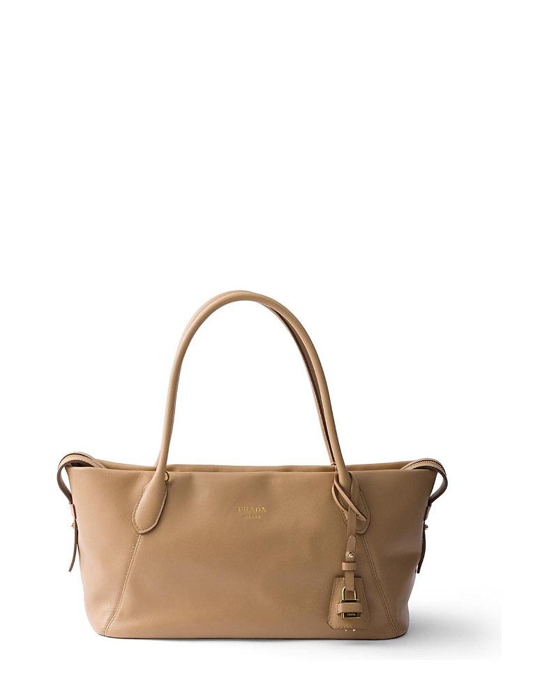 Prada Large Leather Tote Bag · OS