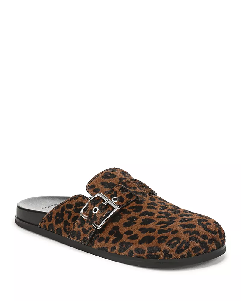 Vince Women's Leon Calf Hair Mule Flats