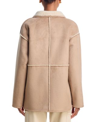 Shona Reversible Faux Sherpa Jacket - thumbnail 4