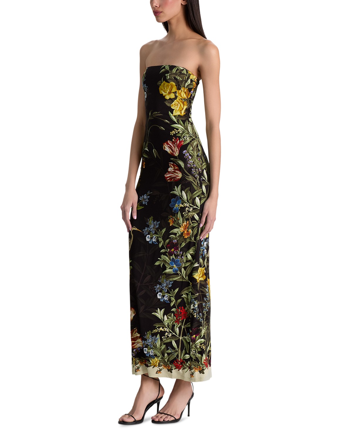 Delora Strapless Midi Dress