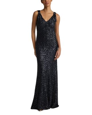 Sequin Embroidered Gown