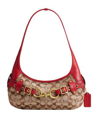 Ergo Belted Small Logo Jacquard Shoulder Bag
