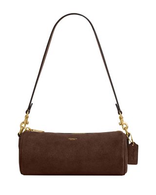 Sue Suede Barrel Bag