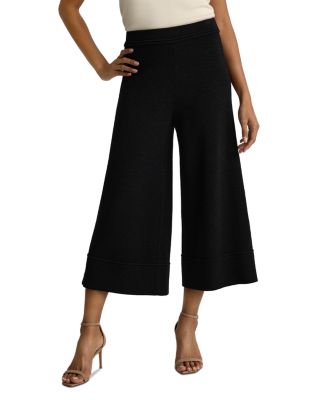 Legacy Crepe Wool Blend Culotte Pants