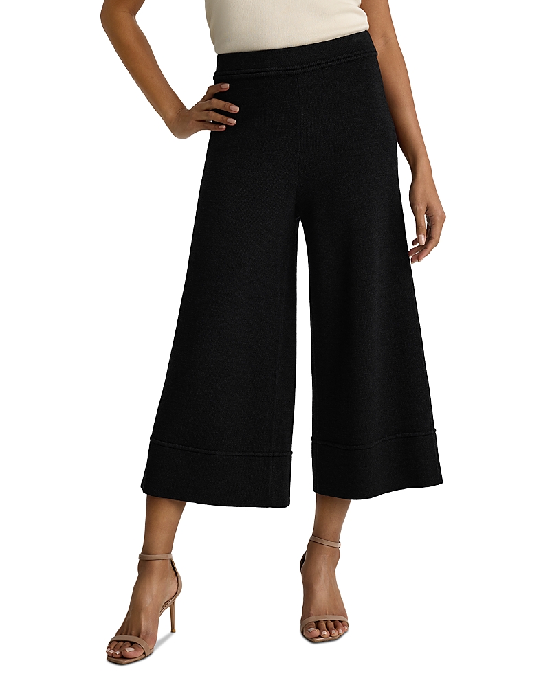 St. John Legacy Crepe Wool Blend Culotte Pants