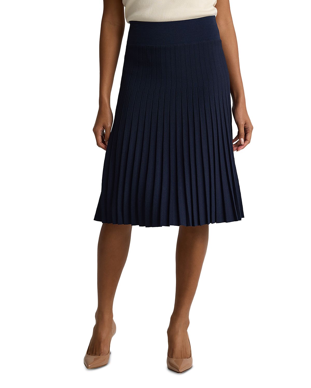 St. John Rivieracrep Knit Skirt