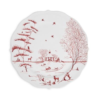 Country Estate Winter Frolic Charger
