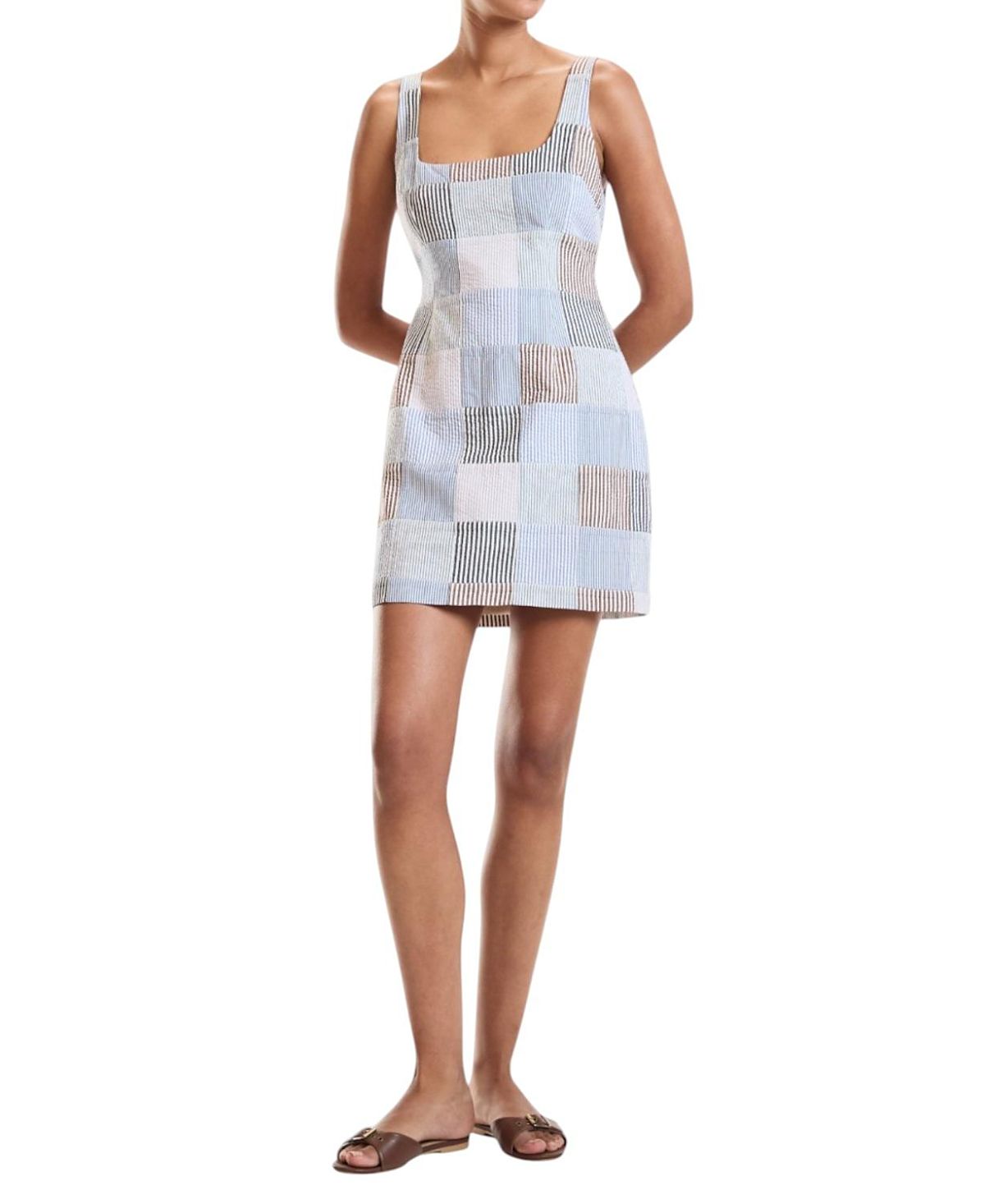 Cynthia Rowley Seersucker Midi Dress