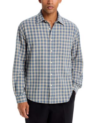 Deon Long Sleeve Button Front Flannel Shirt