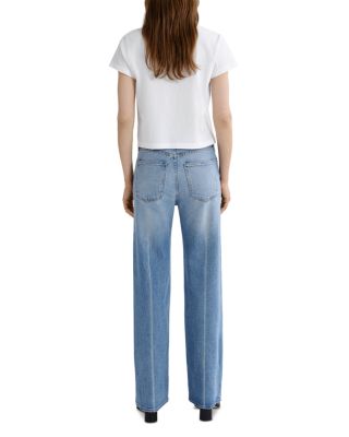 Harper Mid Rise Straight Jeans in Outlook - thumbnail 3