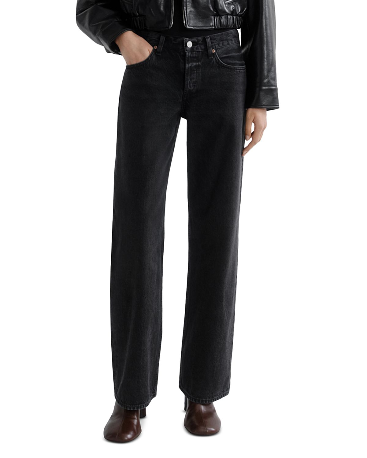 Agolde Low Rise Loose Straight Jeans