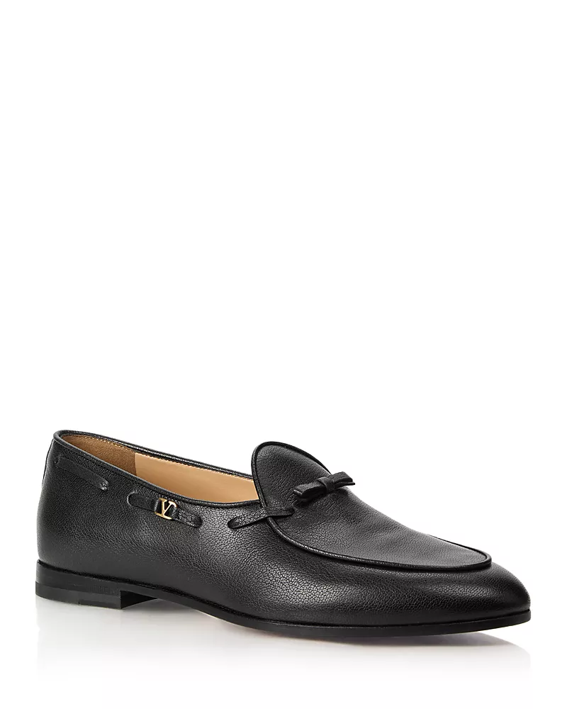 Valentino Garavani Men's Slip On Leather Loafer