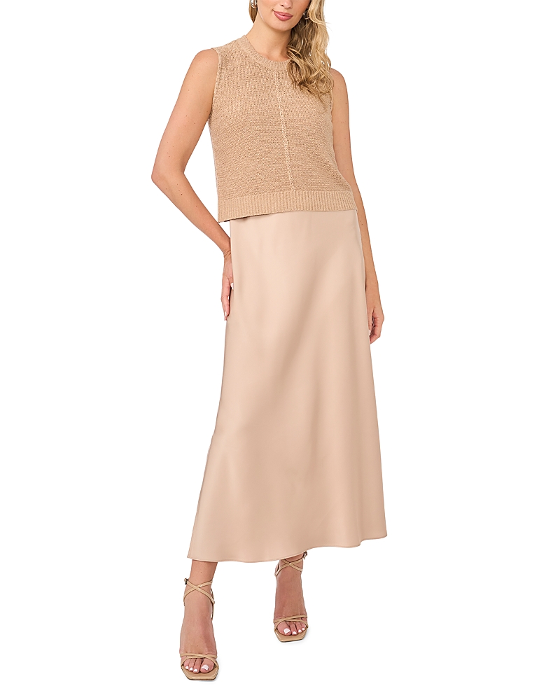 Vince Camuto Tape Yarn Tank & Slip Dress