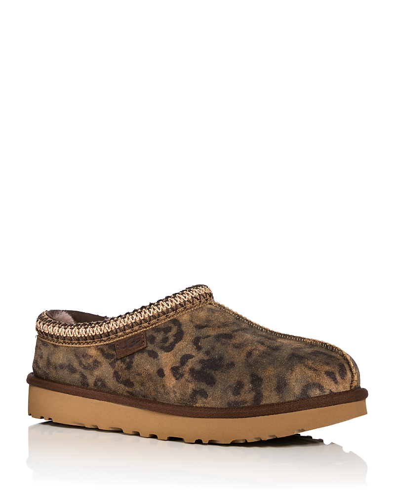 Ugg Women's Tasman Spotted Shearling Lined Slippers In Brown