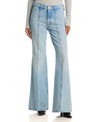 The Seamed Doozy Heel High Rise Flare Leg Jeans in Out Of This World