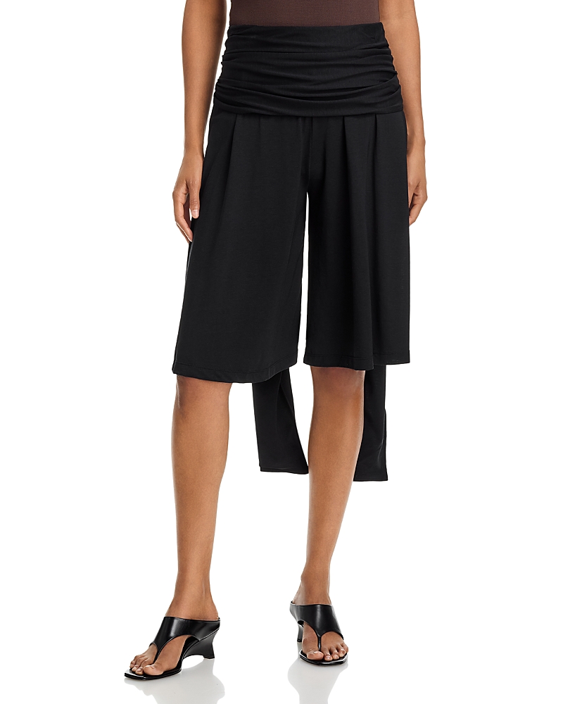 Toteme Tie Waist Jersey Shorts