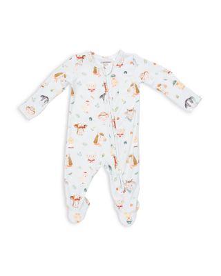Boys' Baby Farm Faces 2 Way Zipper Footie - Baby