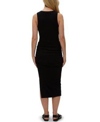 michael stars bodycon dress Michael Stars Demi Ribbed Dress in Navy