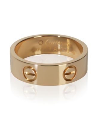  Love 18k Yellow Gold Ring