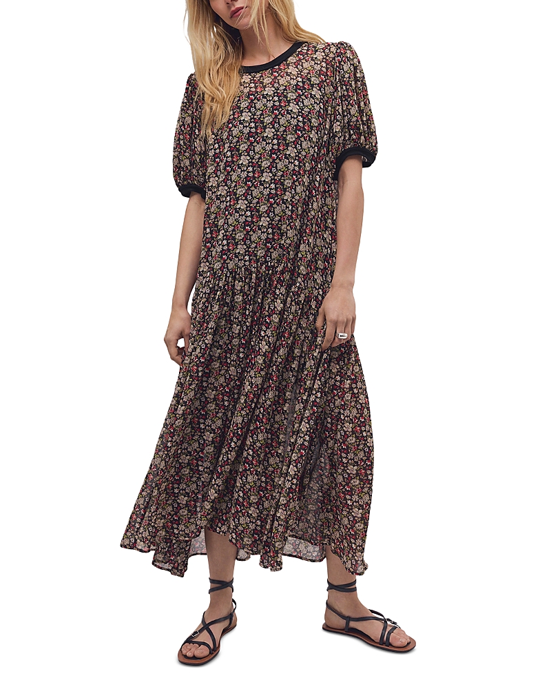 Free People Courtside Crush Floral Print Maxi Dress