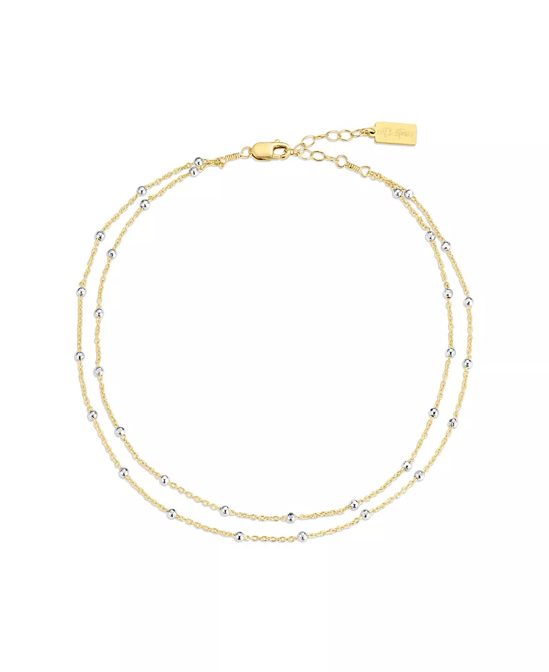 Set & Stones Austen Two Tone Layered Anklet
