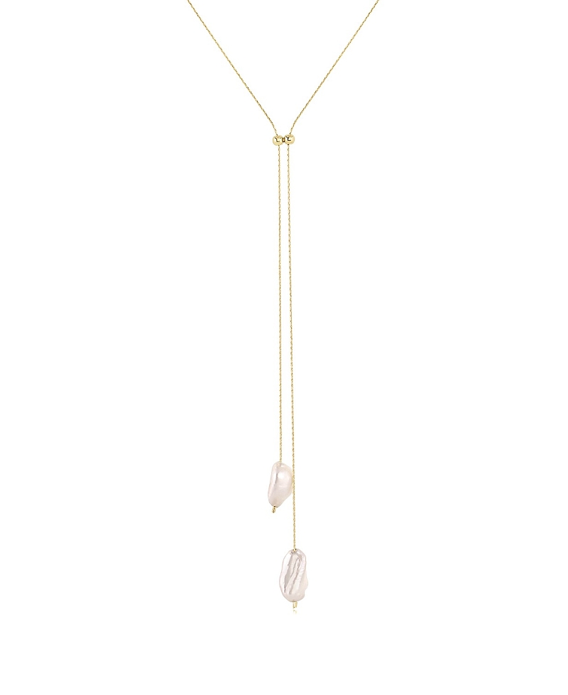 Set & Stones Elliatt Pearl Lariat Necklace