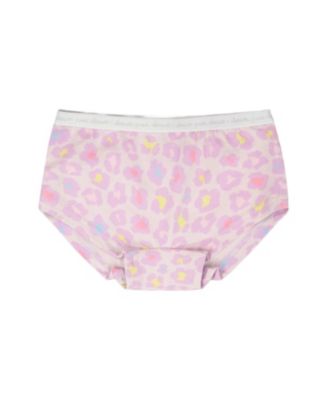 Girls' Organic Cotton Animal Boyshort Panty - Little Kid, Big Kid