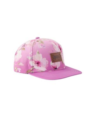  Girls' Flower Print Cap - Baby