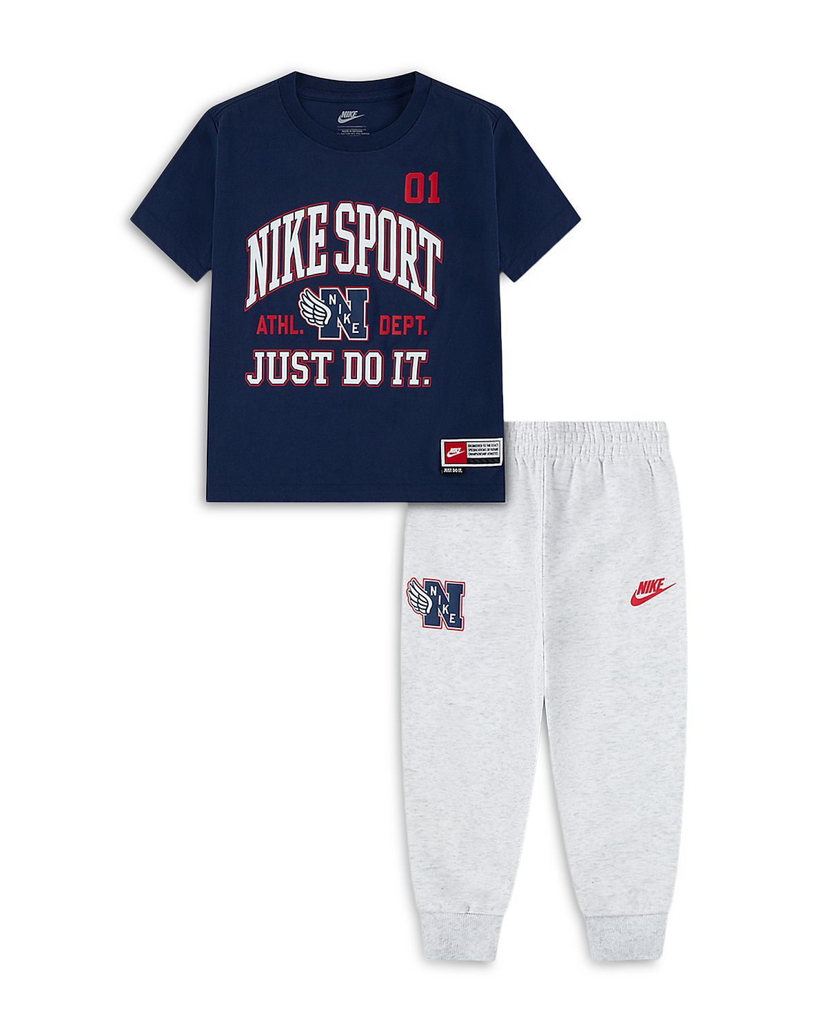 Nike Boys' Sportswear Multisport Tee & Pants Set - Little Kid