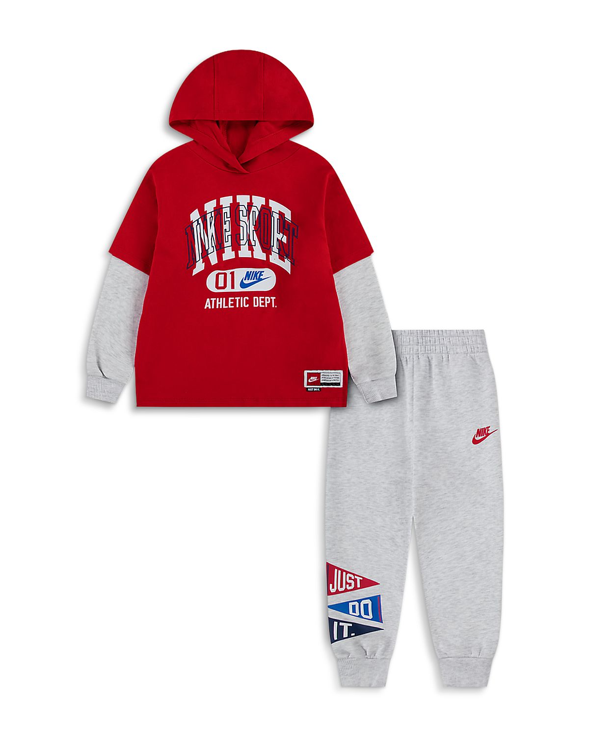 Nike Boys' Sportswear Multisport Pullover Hoodie & Pants Set - Little Kid