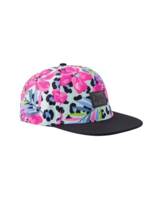 Girls' Floral and Leopard Print Cap - Baby, Little Kid, Big Kid