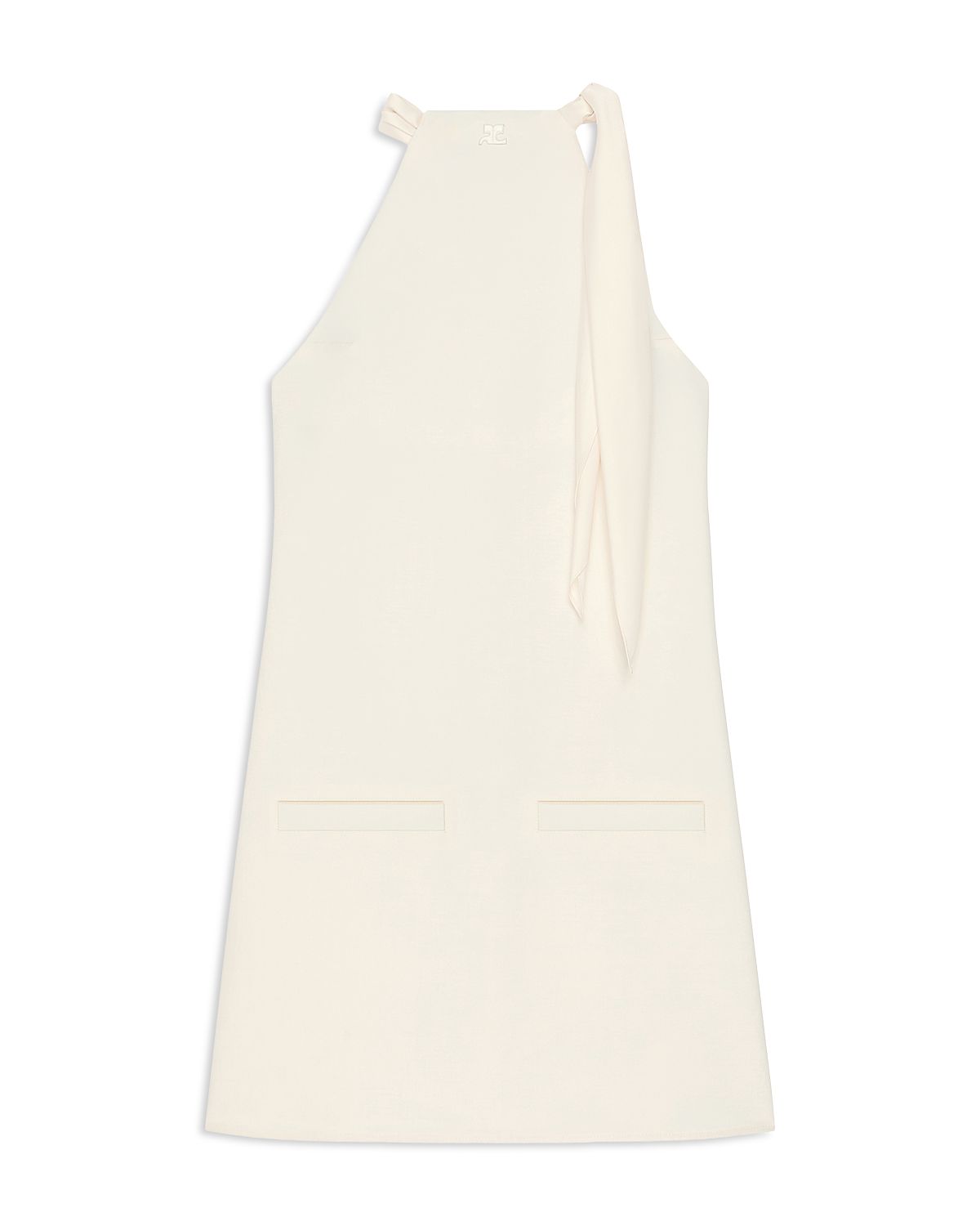 Courreges Knot Neck Sleeveless Dress