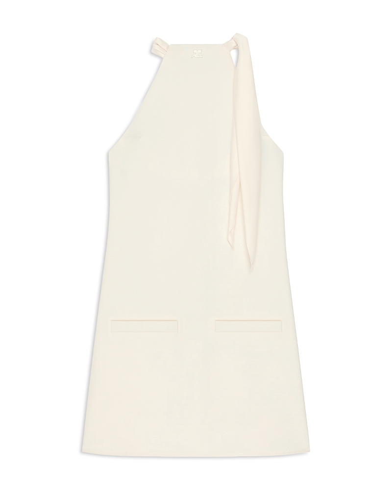 Courreges Knot Neck Sleeveless Dress